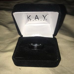 Men's titanium wedding band